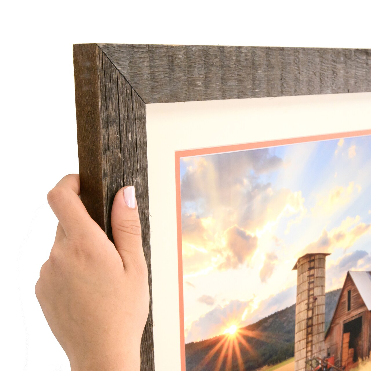 ArtToFrames 20x24 Inch Picture Frame, This 1.63 Inch Custom Wood Poster Frame is Available in Multiple Colors, Great for Your Art or Photos - Comes with Economy Acrylic and Corrugated Backing (A64OW)